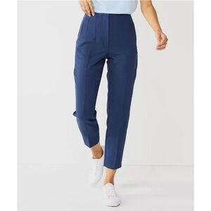 485 Women’s High-Waist Blue Slim Ankle Pants – Tapered Stretch Dress Trousers